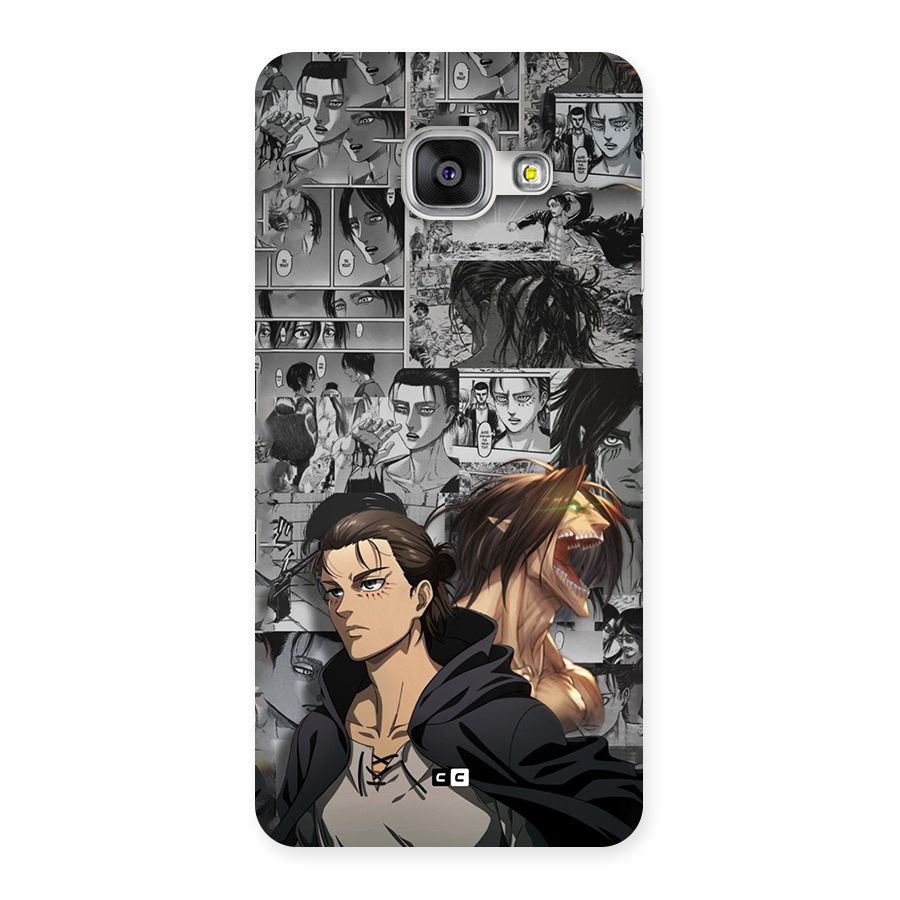 Eren Yeager Manga Back Case for Galaxy A3 (2016)