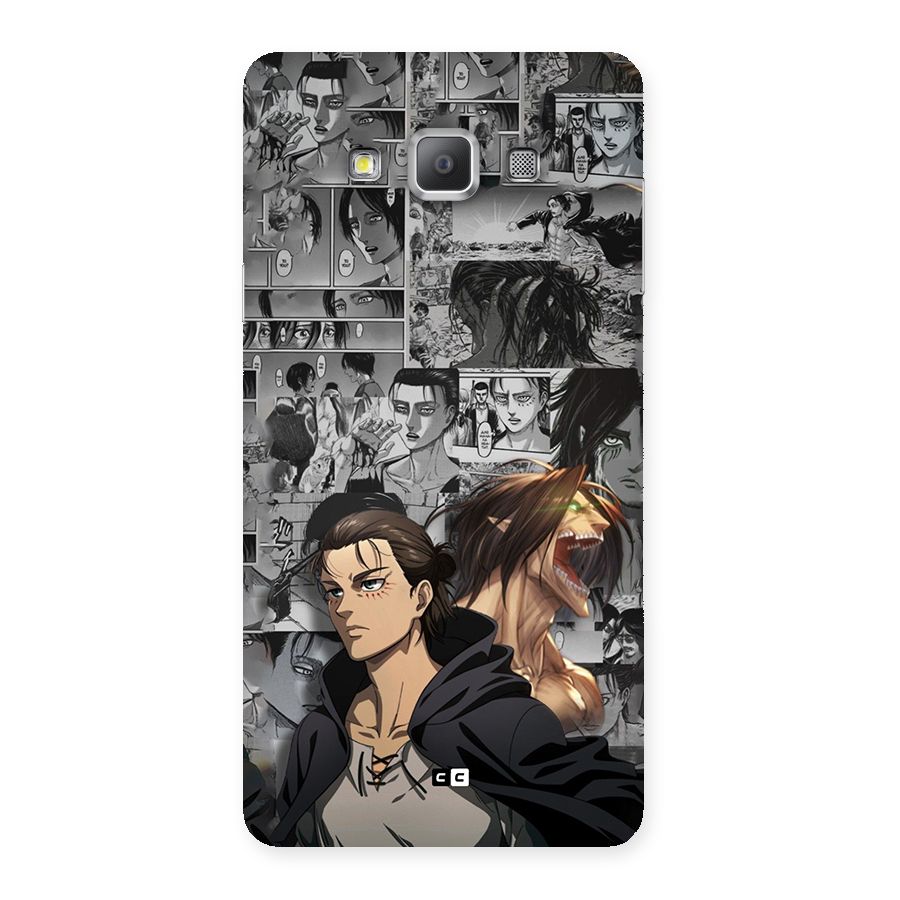 Eren Yeager Manga Back Case for Galaxy A7