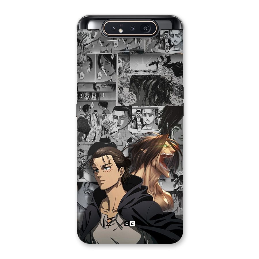 Eren Yeager Manga Back Case for Galaxy A80