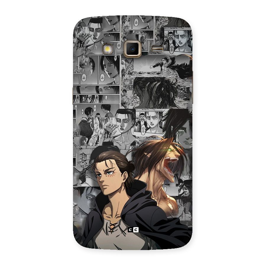 Eren Yeager Manga Back Case for Galaxy Grand 2