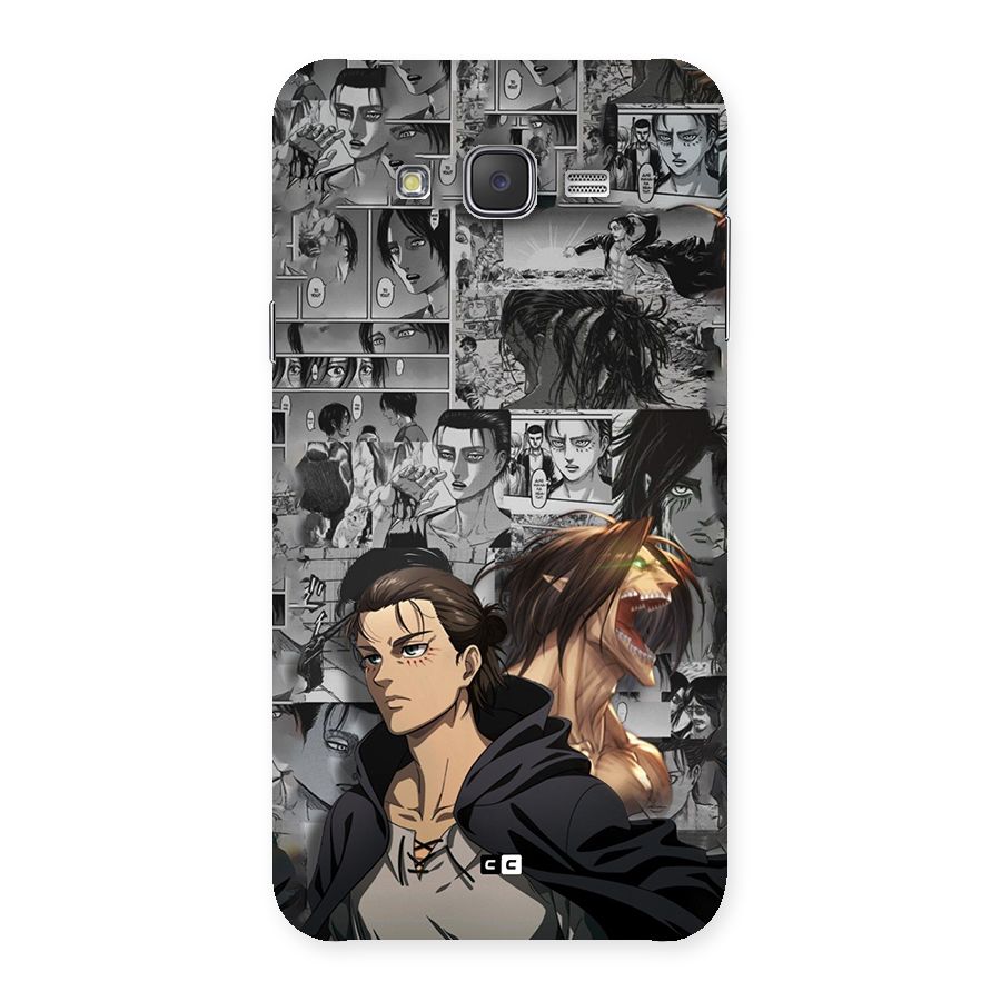 Eren Yeager Manga Back Case for Galaxy J7