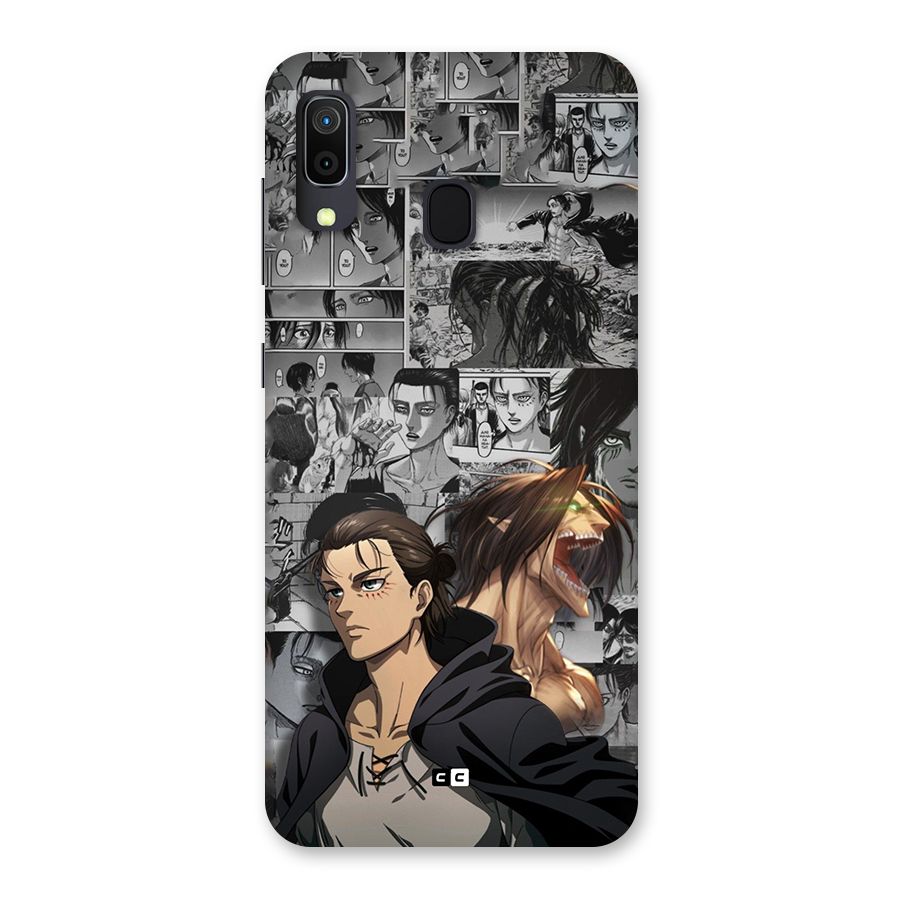 Eren Yeager Manga Back Case for Galaxy M10s