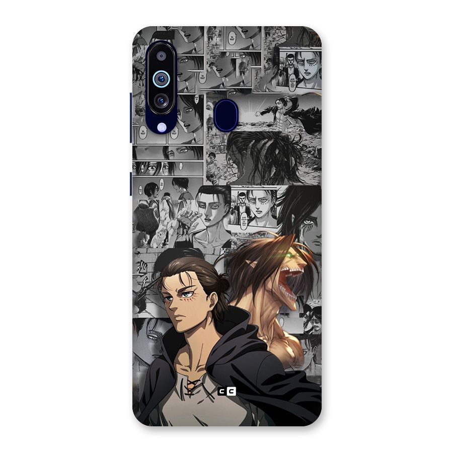 Eren Yeager Manga Back Case for Galaxy M40