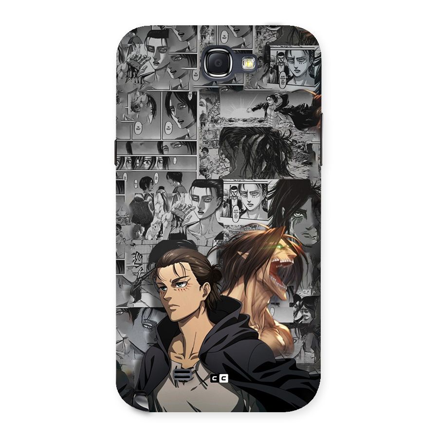 Eren Yeager Manga Back Case for Galaxy Note 2