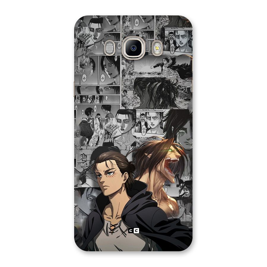 Eren Yeager Manga Back Case for Galaxy On8