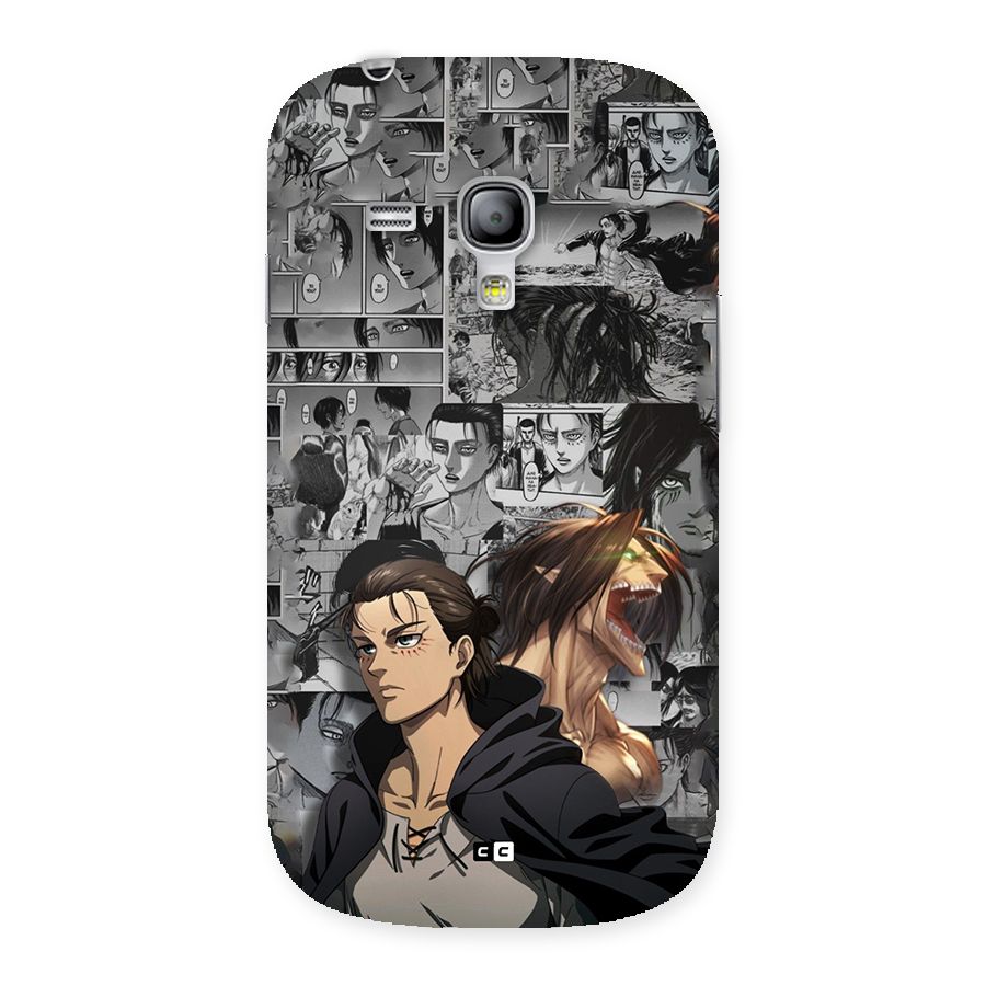 Eren Yeager Manga Back Case for Galaxy S3 Mini