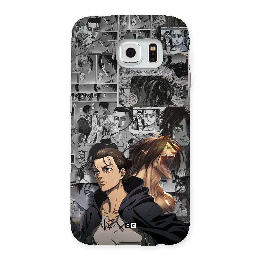 Eren Yeager Manga Back Case for Galaxy S6