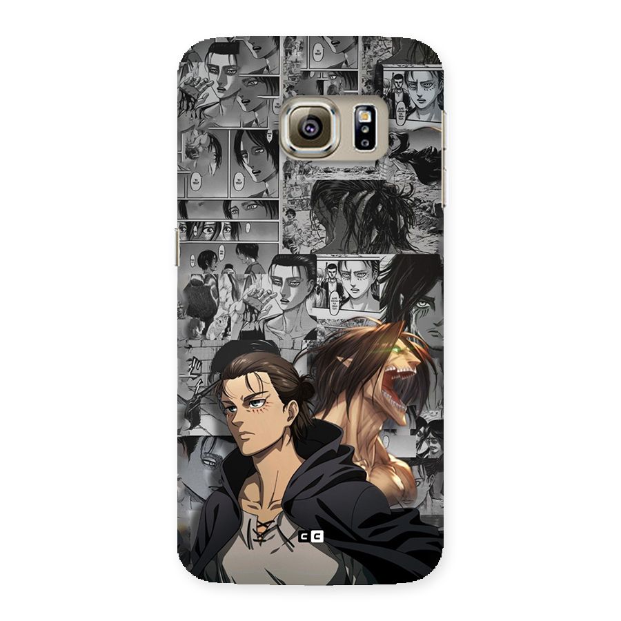 Eren Yeager Manga Back Case for Galaxy S6 edge