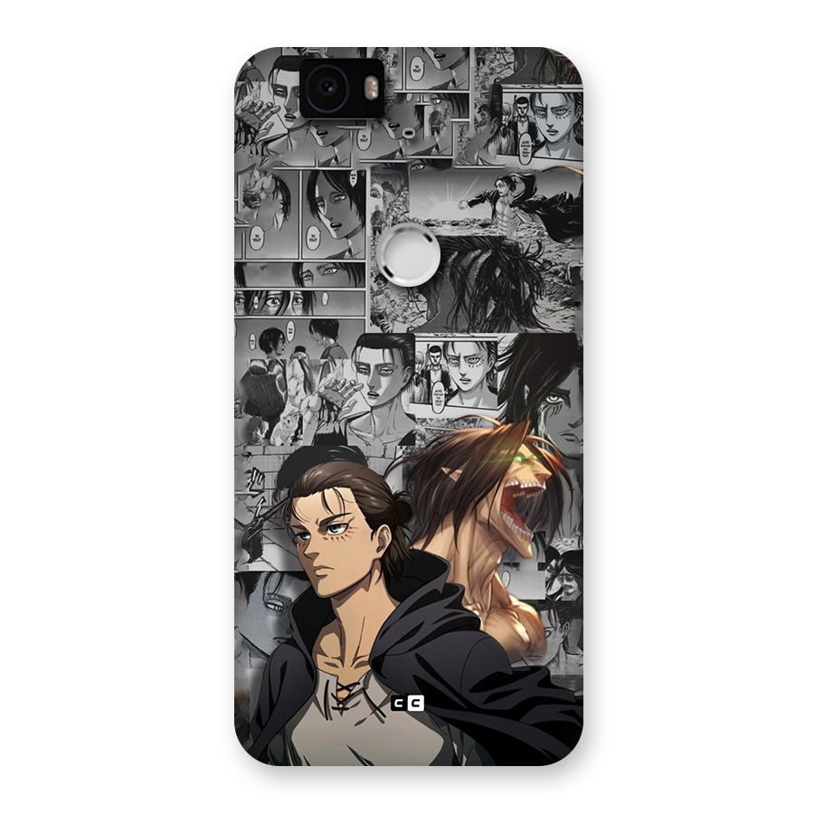 Eren Yeager Manga Back Case for Google Nexus 6P
