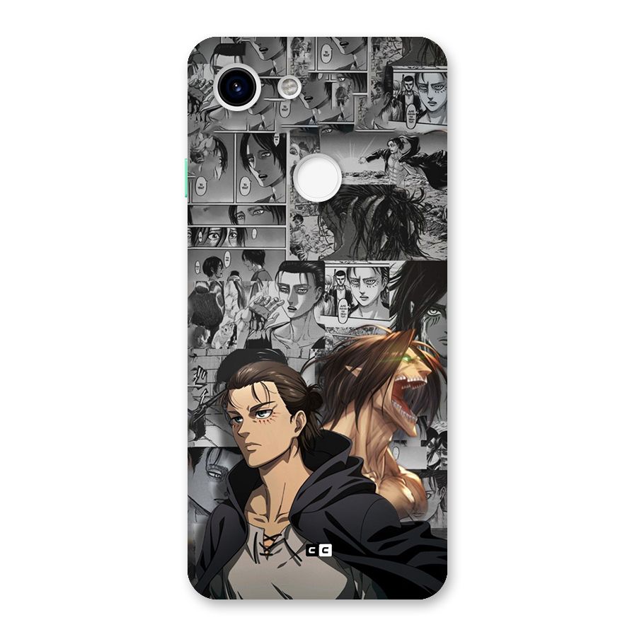Eren Yeager Manga Back Case for Google Pixel 3