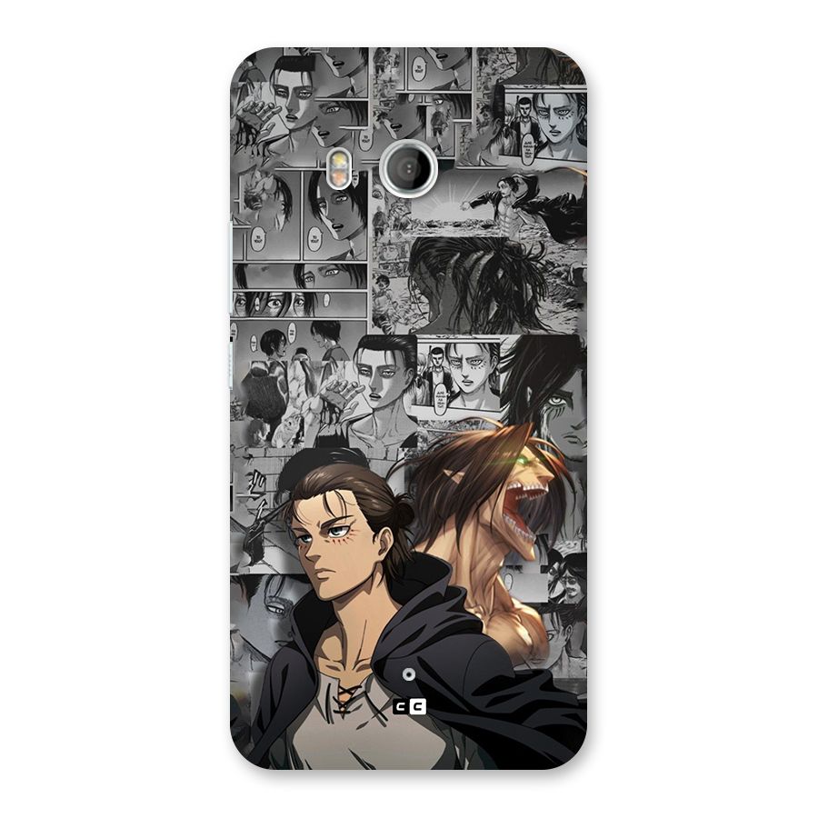 Eren Yeager Manga Back Case for HTC U11