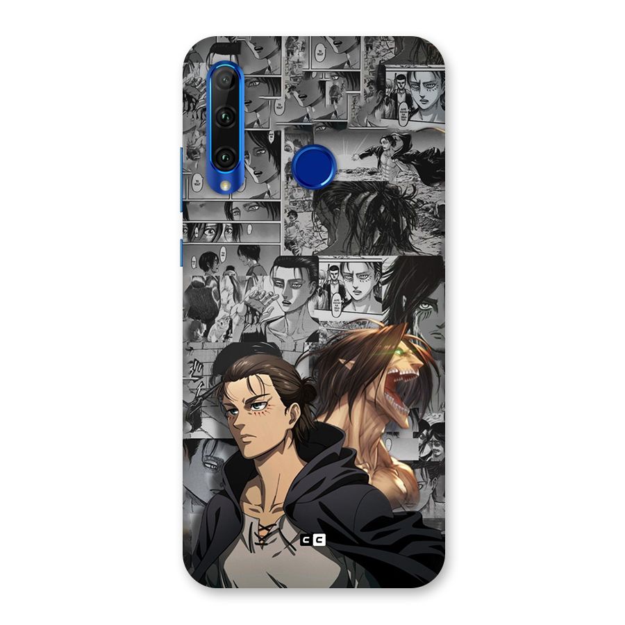 Eren Yeager Manga Back Case for Honor 20i