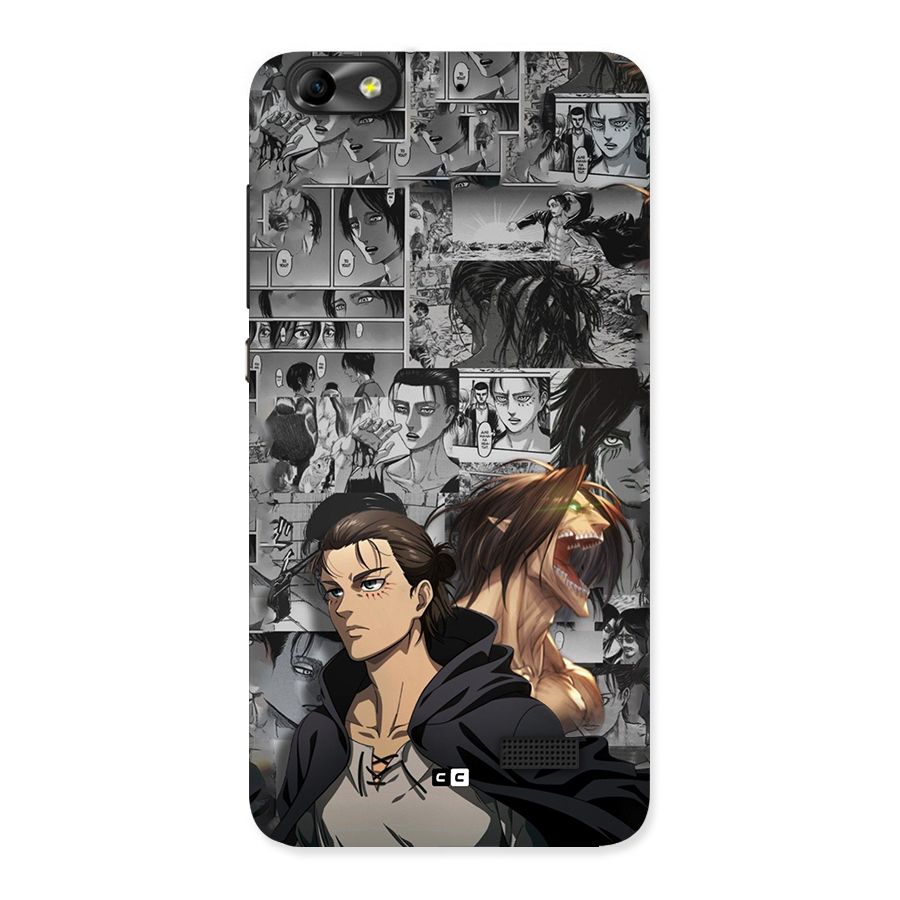 Eren Yeager Manga Back Case for Honor 4C