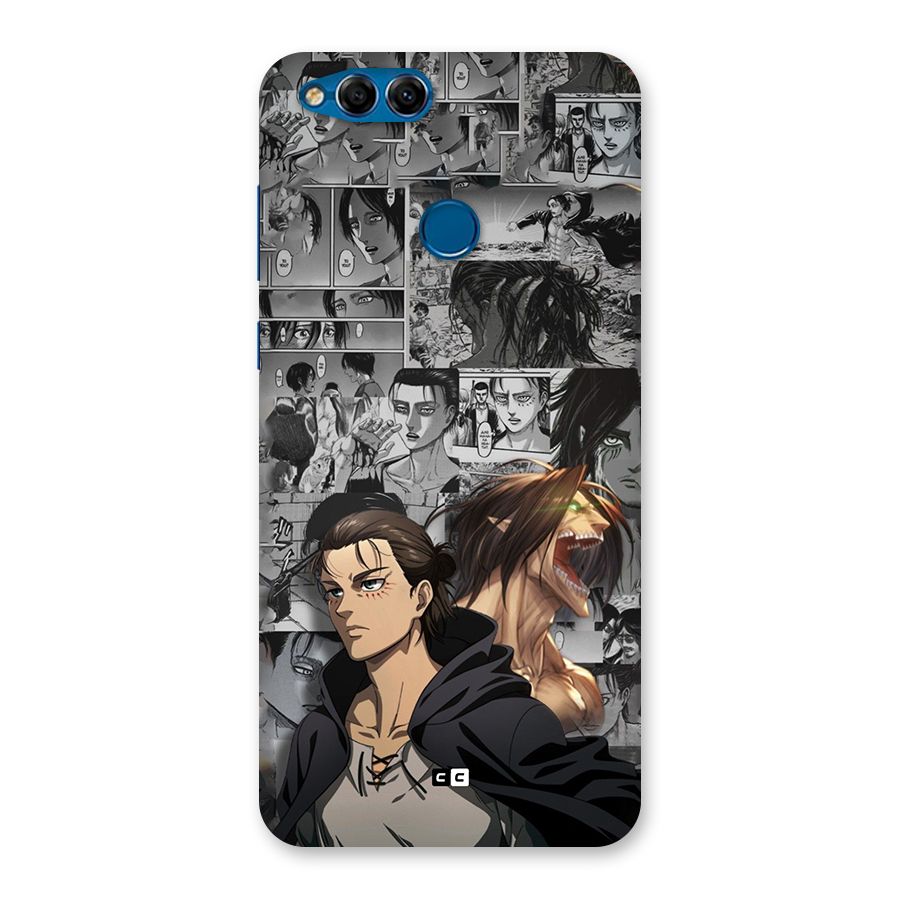 Eren Yeager Manga Back Case for Honor 7X