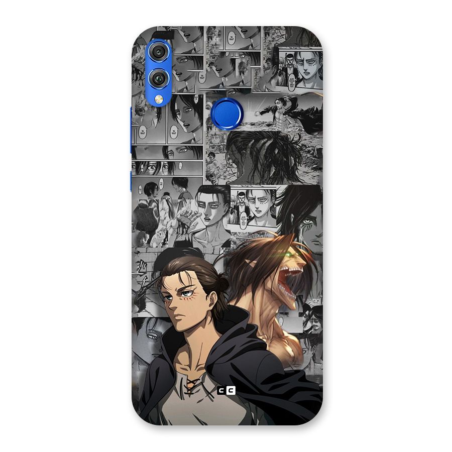 Eren Yeager Manga Back Case for Honor 8X