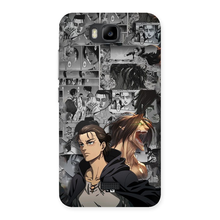 Eren Yeager Manga Back Case for Honor Bee