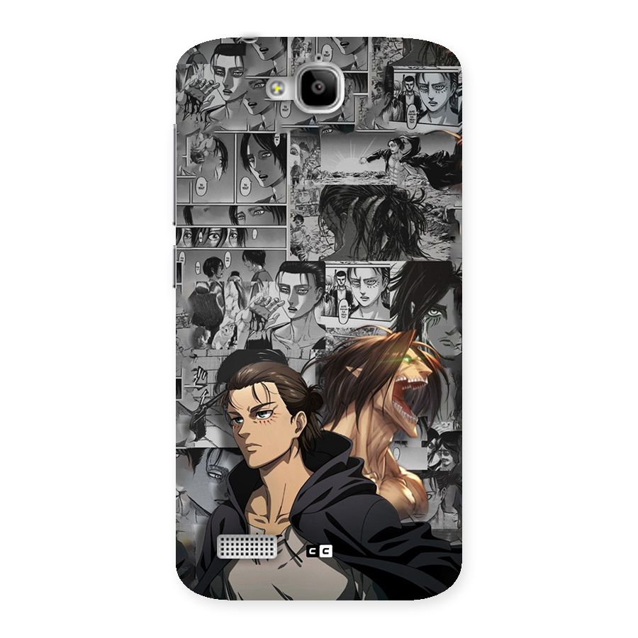 Eren Yeager Manga Back Case for Honor Holly