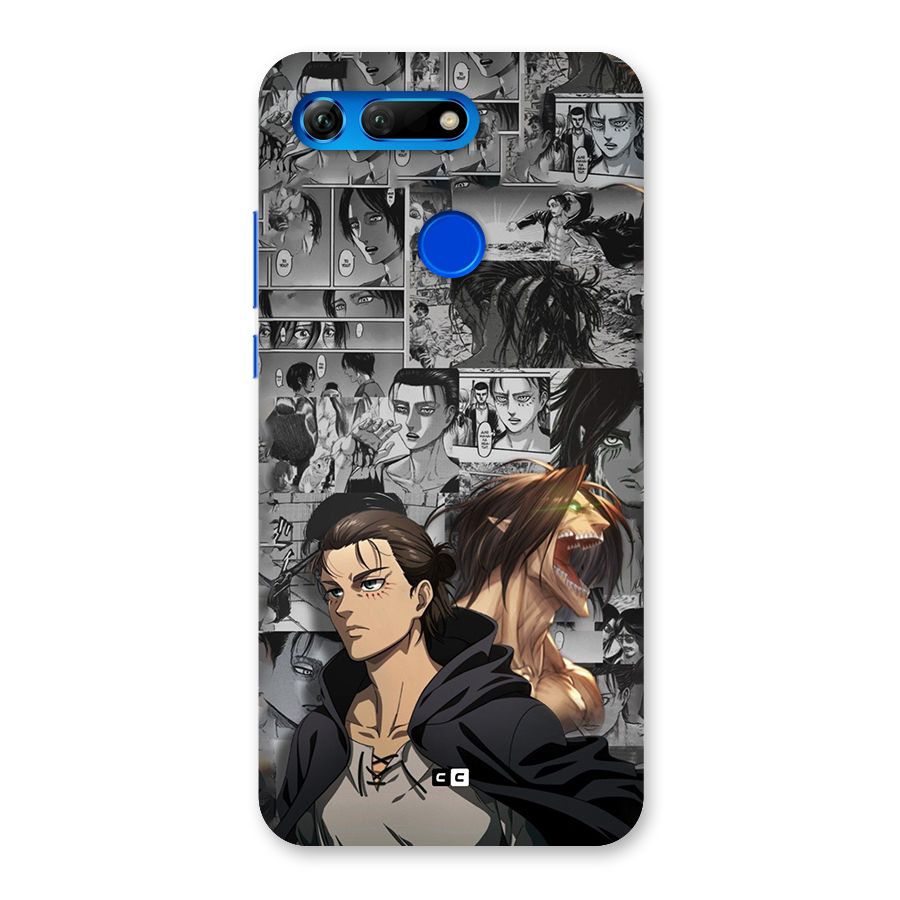 Eren Yeager Manga Back Case for Honor View 20