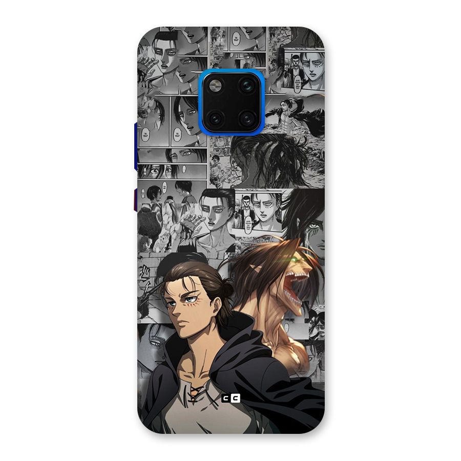 Eren Yeager Manga Back Case for Huawei Mate 20 Pro