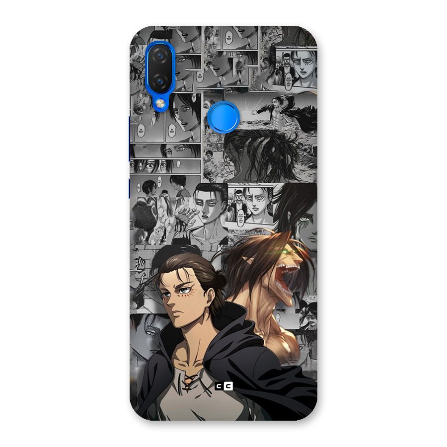 Eren Yeager Manga Back Case for Huawei P Smart Plus