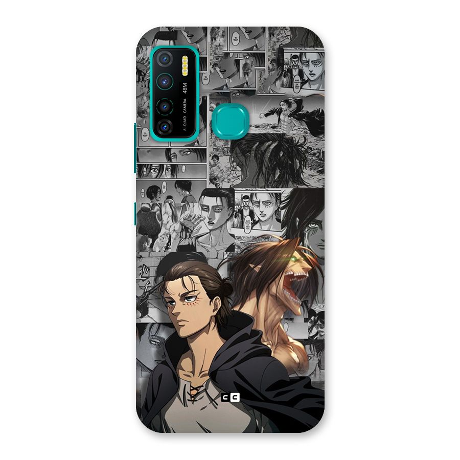 Eren Yeager Manga Back Case for Infinix Hot 9 Pro