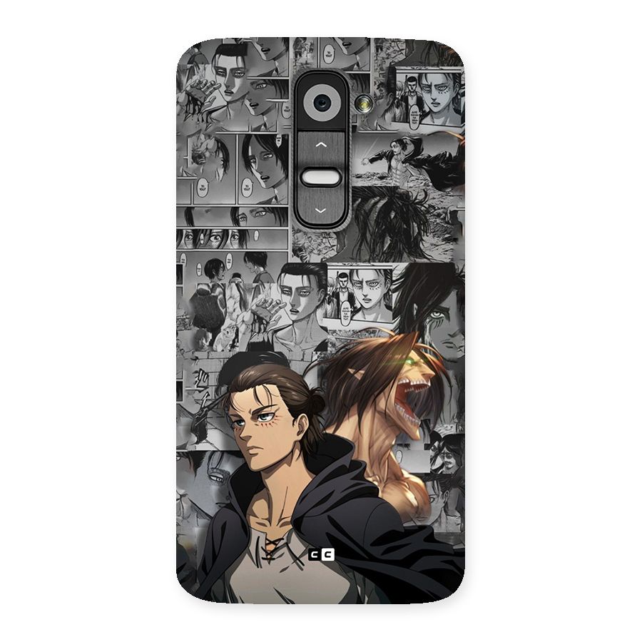 Eren Yeager Manga Back Case for LG G2