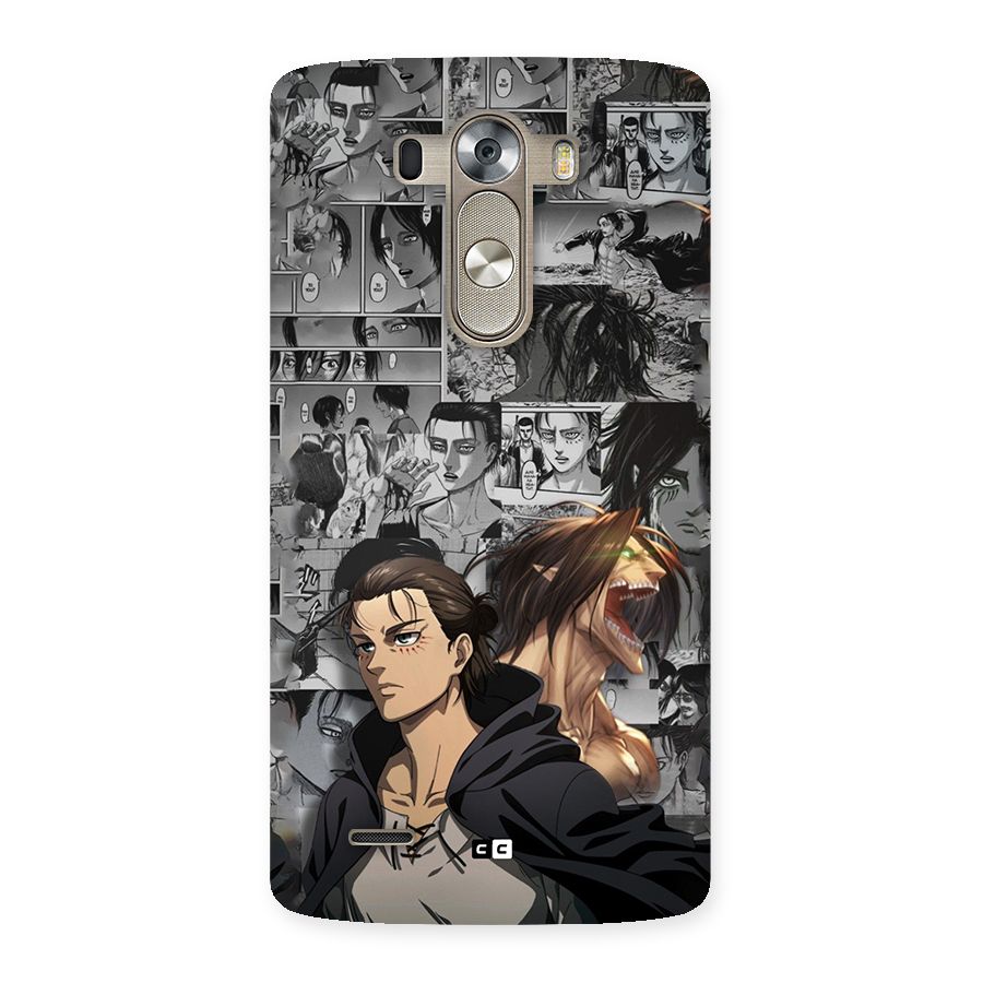 Eren Yeager Manga Back Case for LG G3