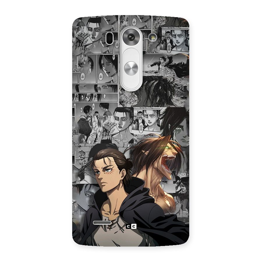 Eren Yeager Manga Back Case for LG G3 Mini