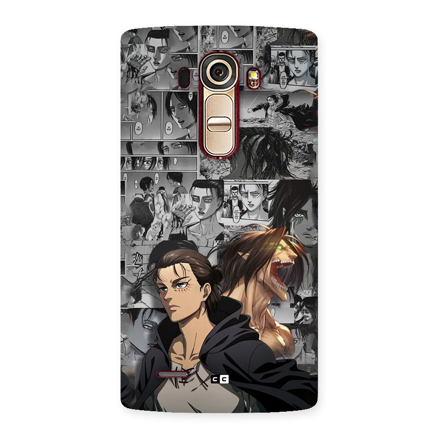 Eren Yeager Manga Back Case for LG G4