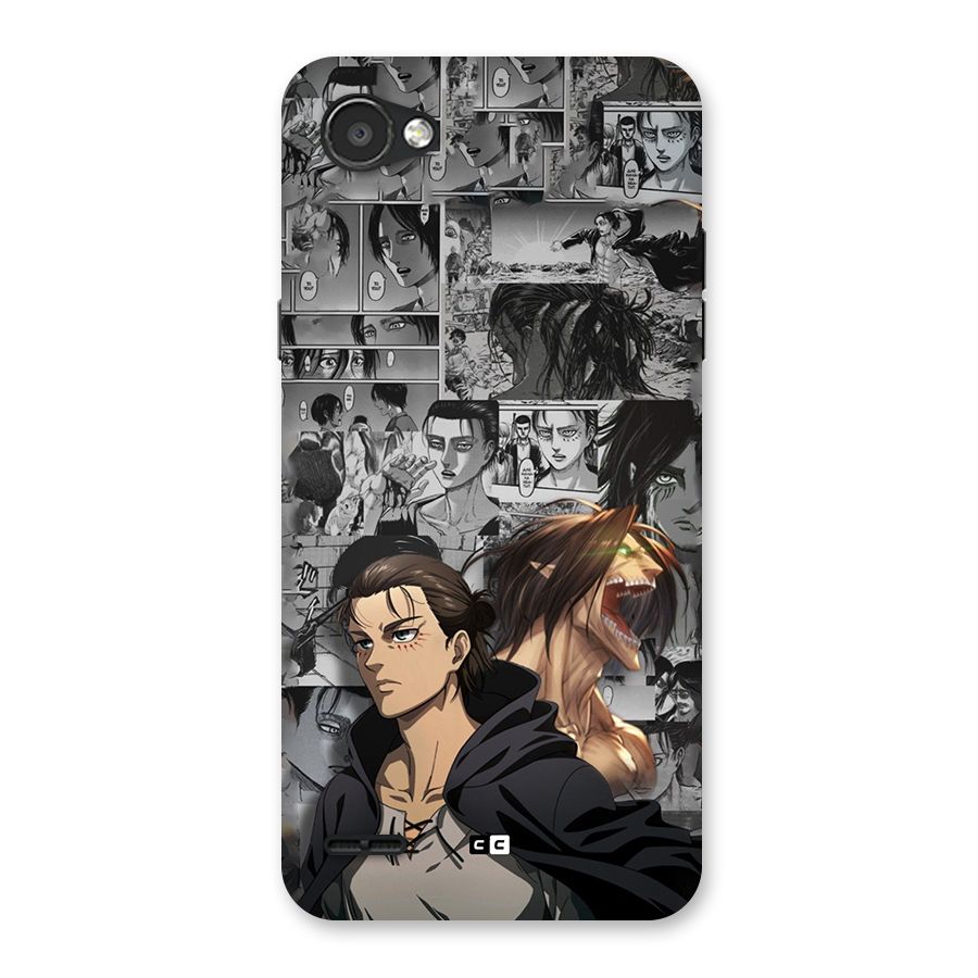 Eren Yeager Manga Back Case for LG Q6
