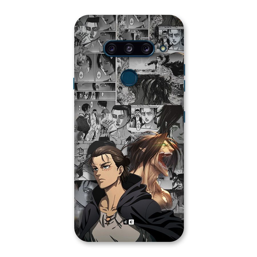Eren Yeager Manga Back Case for LG  V40 ThinQ
