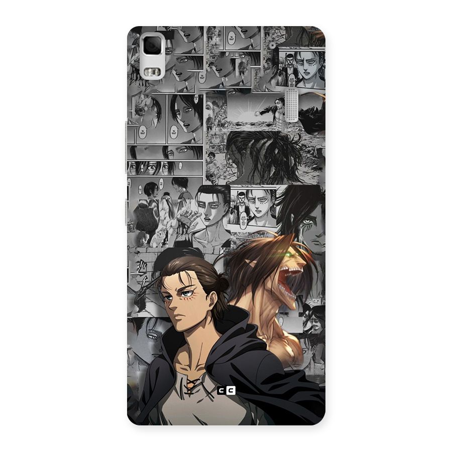 Eren Yeager Manga Back Case for Lenovo K3 Note