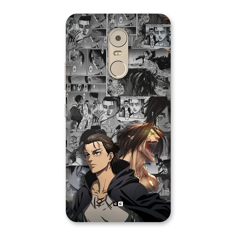 Eren Yeager Manga Back Case for Lenovo K6 Note