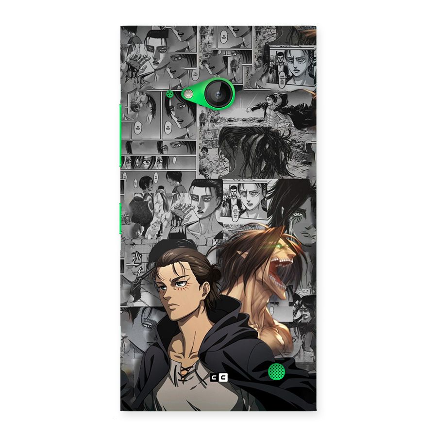 Eren Yeager Manga Back Case for Lumia 730