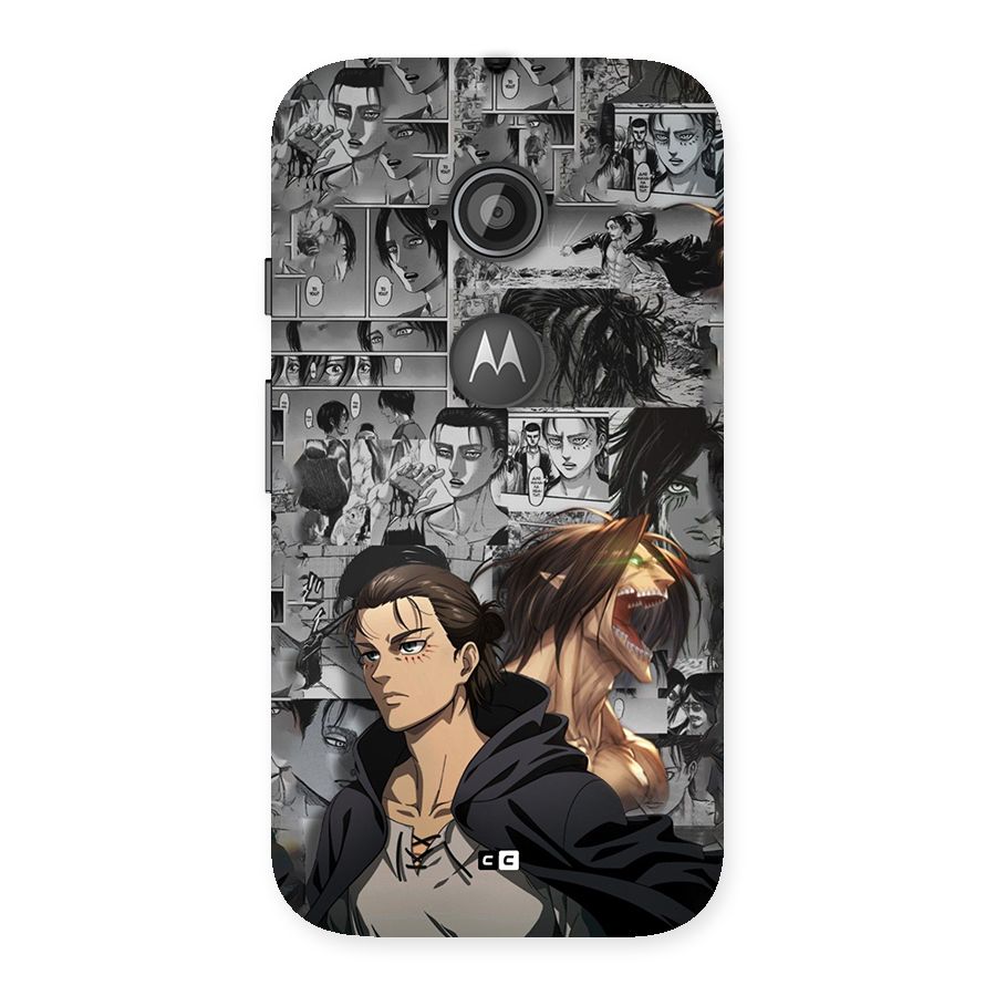Eren Yeager Manga Back Case for Moto E 2nd Gen