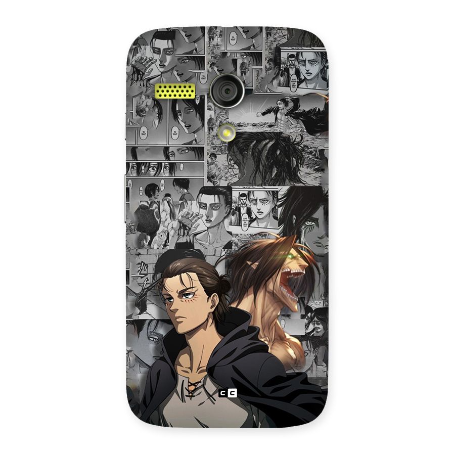 Eren Yeager Manga Back Case for Moto G
