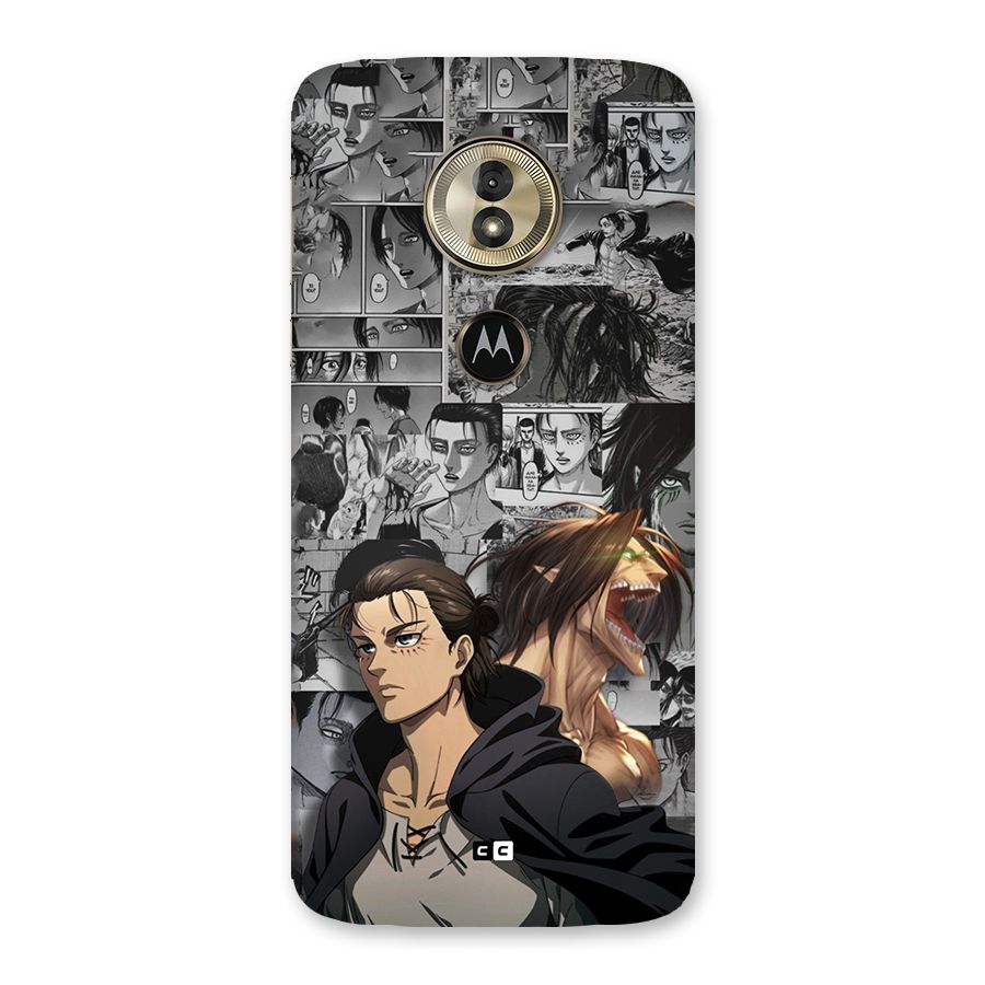Eren Yeager Manga Back Case for Moto G6 Play