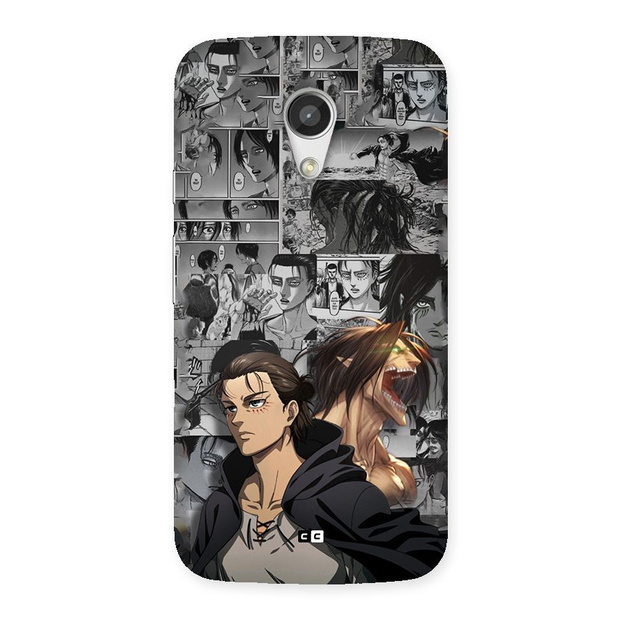 Eren Yeager Manga Back Case for Moto G 2nd Gen