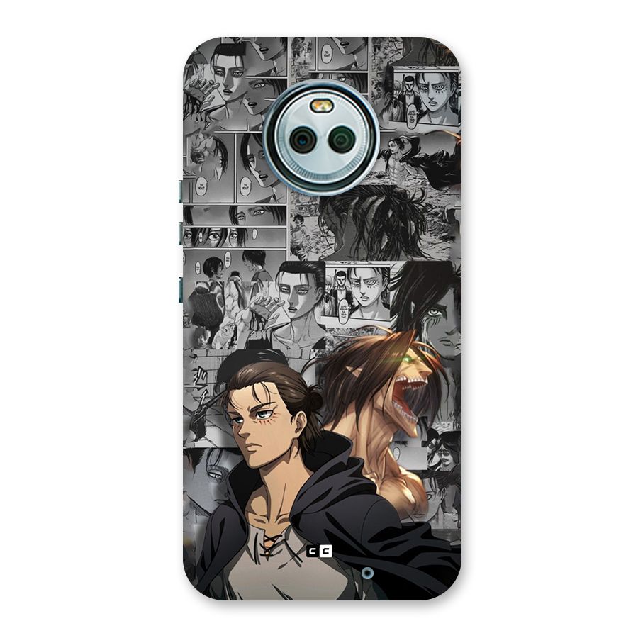 Eren Yeager Manga Back Case for Moto X4