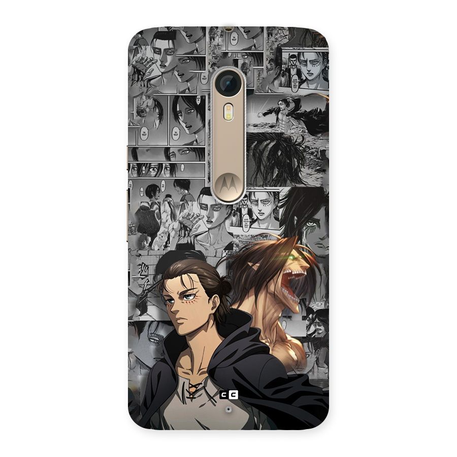Eren Yeager Manga Back Case for Moto X Style