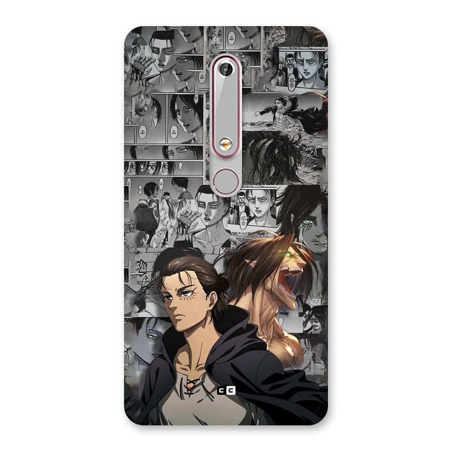 Eren Yeager Manga Back Case for Nokia 6.1