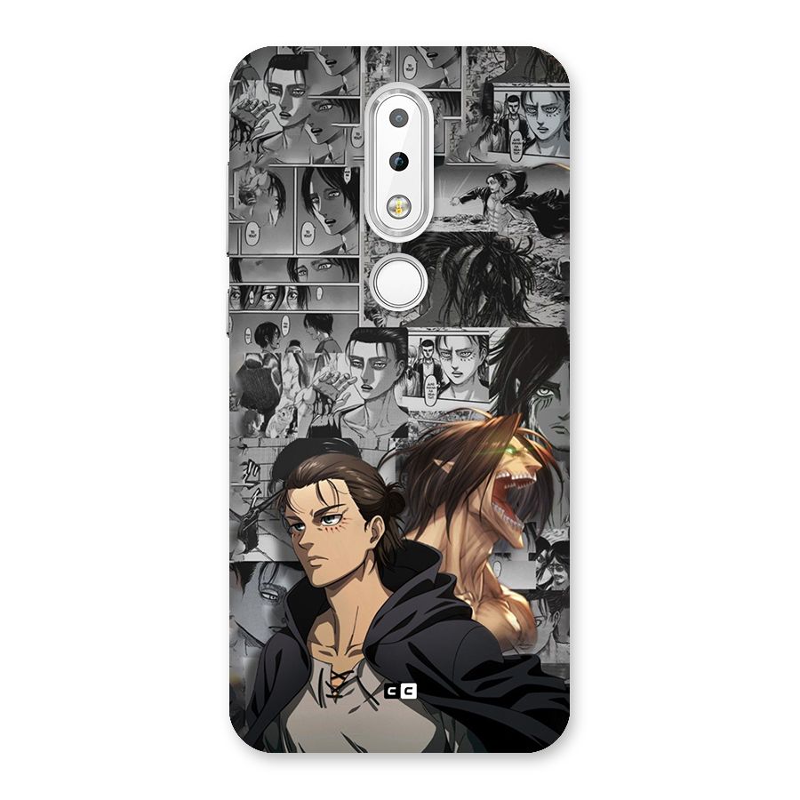 Eren Yeager Manga Back Case for Nokia 6.1 Plus