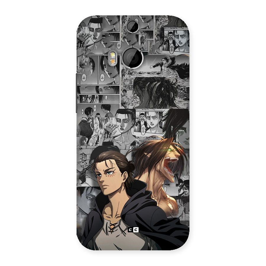 Eren Yeager Manga Back Case for One M8