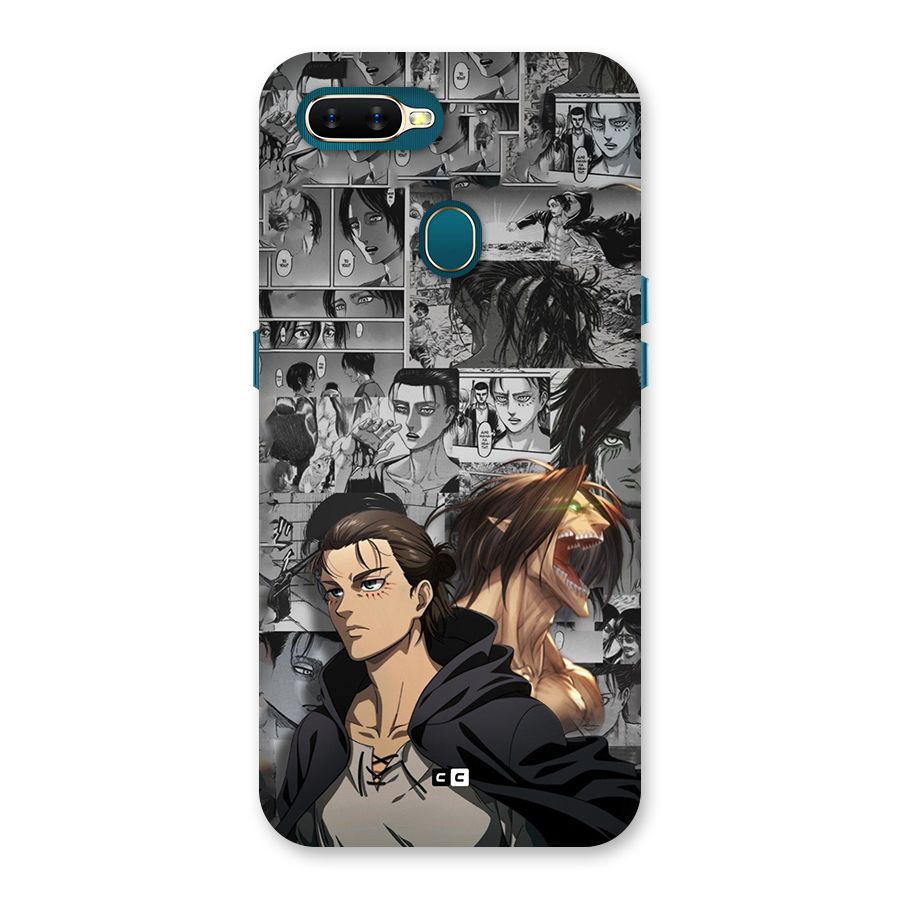 Eren Yeager Manga Back Case for Oppo A12