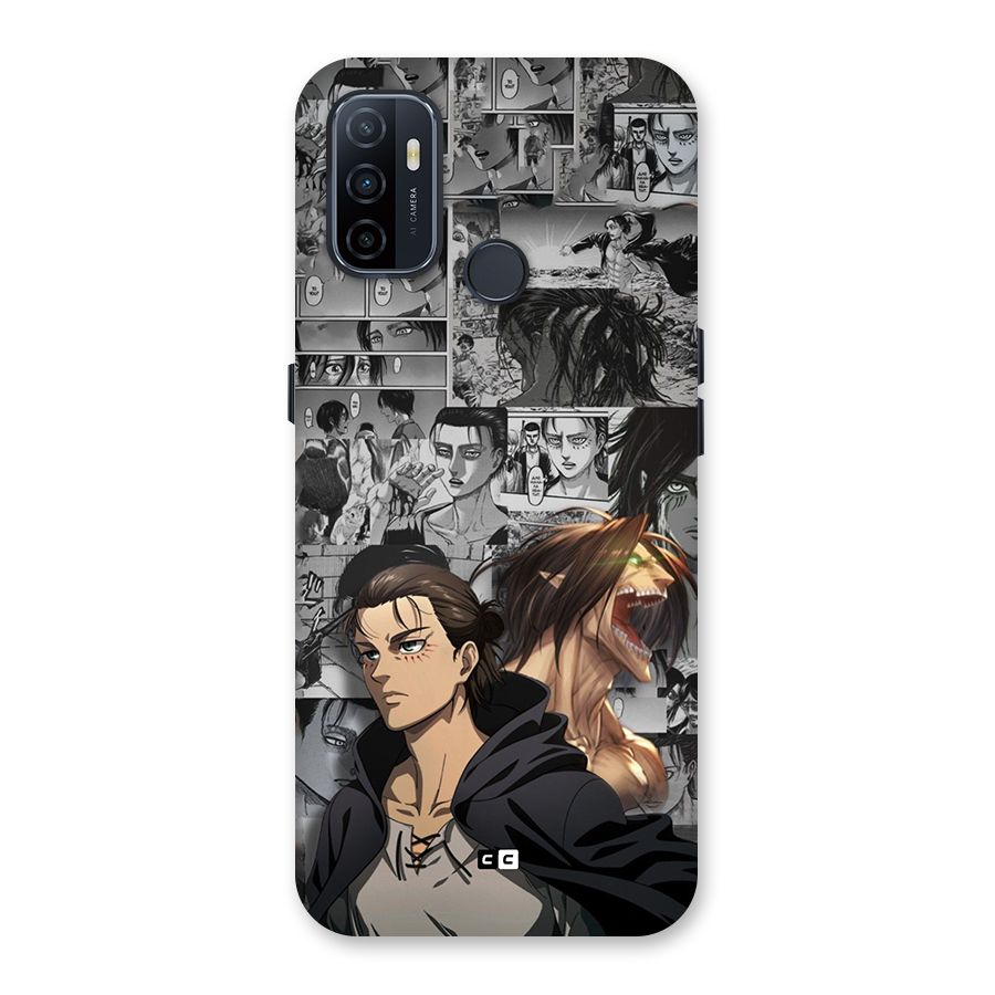 Eren Yeager Manga Back Case for Oppo A32