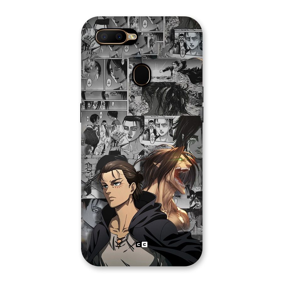 Eren Yeager Manga Back Case for Oppo A5s