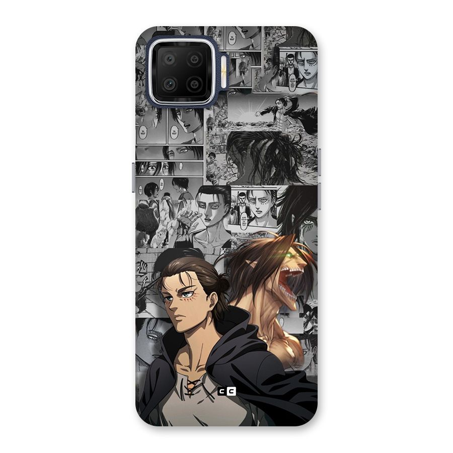 Eren Yeager Manga Back Case for Oppo F17
