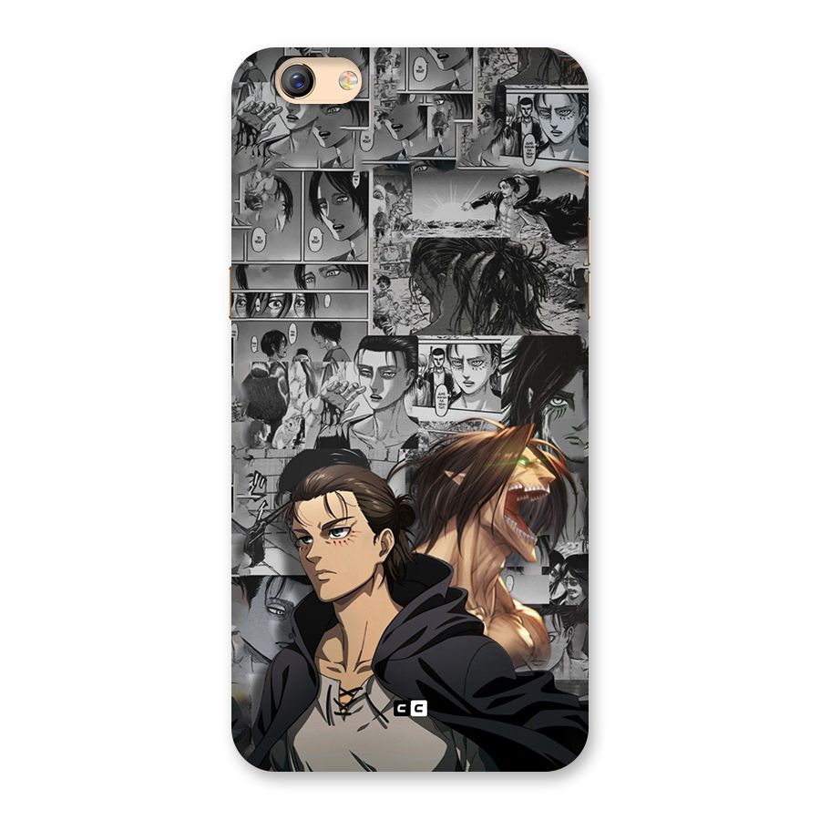 Eren Yeager Manga Back Case for Oppo F3 Plus