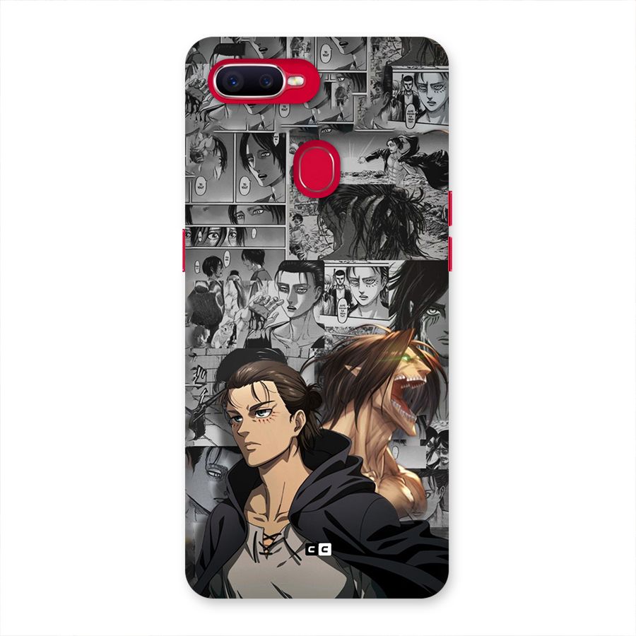 Eren Yeager Manga Back Case for Oppo F9 Pro
