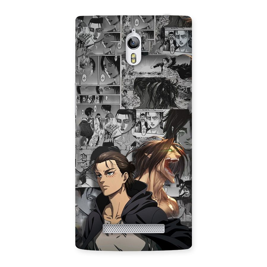 Eren Yeager Manga Back Case for Oppo Find 7